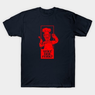 vert der ferk retrocolor - red T-Shirt